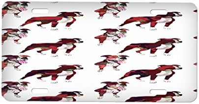 Pitbull Camoflauge Car Tag License Plate