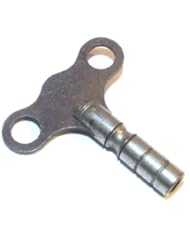 Single Detail Page Misc: Old Threaded Alarm Clock Winding Key