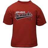 adidas Arkansas Razorbacks Cardinal Toddler Slant Script T-shirt