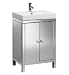 Mirrored Sink Unit Sink Tap Set