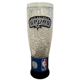 San Antonio Spurs 16oz Crystal Pilsner
