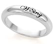 W8ing Butterfly Purity Abstinence Promise Ring Sizes 4-10