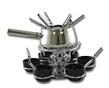 World Cuisine 22-Piece Stainless Steel Fondue Set