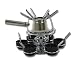 World Cuisine 22-Piece Stainless Steel Fondue Set