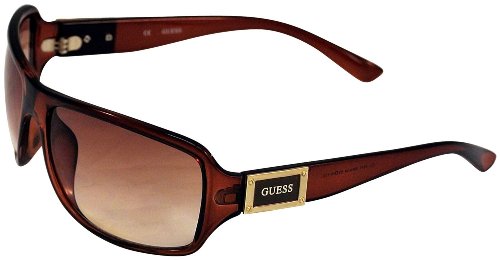 Guess Men's Gradient GU6677-BRN-34 Brown Rectangle Sunglasses