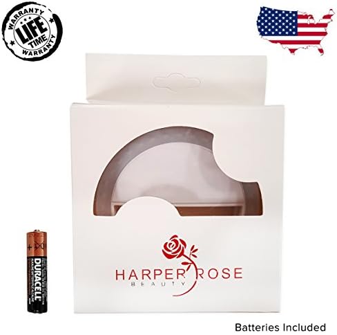 Selfie Light Ring 32 LED - Batteries Included - Clips on All Smartphones: iPhone 7, 6 plus, 6s, 6, 5s, 5, 4s, 4; Samsung Galaxy S6 Edge, S6, S5, S4, S3 and Note 5, 4, 3, Sony, Motorola - White