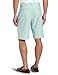 IZOD Men's Flat Front Solid Oxford Short
