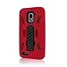 MPERO IMPACT XL Series Kickstand Case for ZTE Warp 4G N9510 - Red