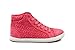 Dream Pairs QUEEN-1C Women Lace Up High Top Sheer Crochet Fashion Sneakers