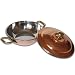 Indian Tableware Copper Karahi with Lid