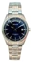 Accurist Mb730N Gents Stainless Steel Bracelet Blue Dial Day and Date Function Watch