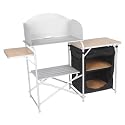 10T Kitchenette - Cuisine de camping - Argent - 145 x 48 x 111 cm