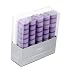 Wedding For groomsman gift Ten Hankies Set For Men With Presentation Box Set -- Purple/White MH1059