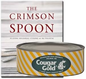 Wazzu Cougar Gold &amp; Crimson Spoon Cookbook Bundle Gift