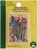 Dritz Quilting Pearl Head Pins 1 1/2 Inch 100/Pkg 411mw%2BHPzwL. SL160 Dritz Quilting Pearl Head Pins 1 1/2 Inch 100/Pkg