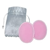Pink Fleece Ear Mitts Bejeweled Organza Gift Bag Set (Available in 2 Sizes)