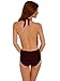 Brazilian High Waist Bikini Sexy Triangle Push Up One Piece Swimsuits in Women Black