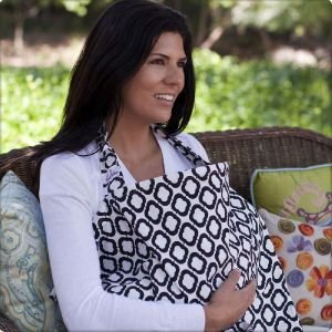 【並行輸入】【メール便】Bebe Au Lait Hooter Hiders Nursing Cover Quatrefoil　ベベオレ　フーターハイダー　ナーシングカバー　クワトレフォイル[weekly0324]