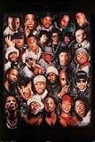 Rap Legends Color Music Poster Print, 24" X 36"