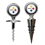 Pittsburgh Steelers - NFL Cork Screw and Wine Bottle Topper Set