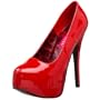 Bordello by Pleaser Women's Teeze-06 Platform Pump,Red Patent,7 M US