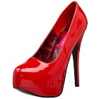 Pleaser Teeze 06 Glitter Platform Pump
