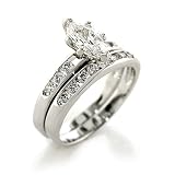 Jewelry - 1 Carat Clear CZ Wedding Ring