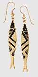 Laurel Burch Charcoal Relics Earrings