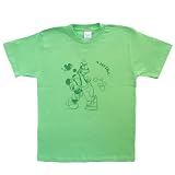名入れTシャツ 110　ミッキー（withグーフィー）グリーン