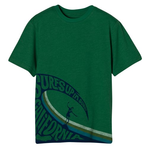 Mossimo Supply Co. Green BB SS Screen Tee 