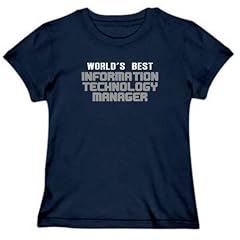 World's Best Information Technology Manager Berufe Frauen T-Shirt (Marineblau, Gr��en X-Small - XXX-Large)
