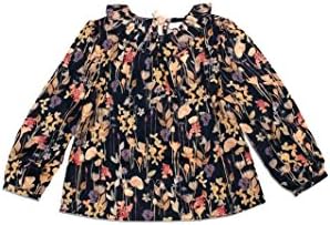 MARIE CHANTAL Floral Blouse -12 -NAVY