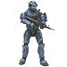 Halo Reach Series 3 Action Figure - Spartan Military Police Custom Male Blue_s-1