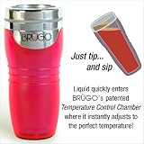 Jazz Flamingo Thermodynamic Travel Mug in Pink