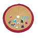 Kurt S. Adler 48-Inch Fabric Nativity Scene Christmas Tree Skirt