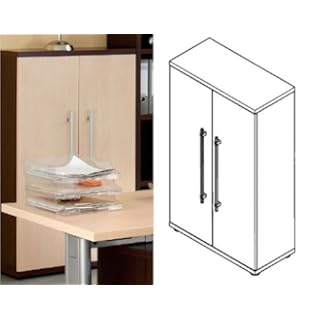 Aktenschrank »CLAP« in Wenge- / Ahorn-Dekor - 3 Ordnerhöhen