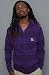 LRG The Keep on Pushing Zip Up Hoody in Purple,Sweaters for Men