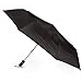 totesport Auto Open Close Compact Umbrella, Black, One Size