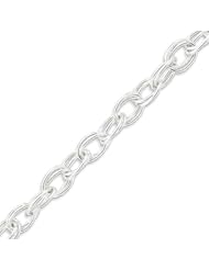 Sterling Silver 8.75 Inch Polished Fancy Link Toggle Bracelet - 8.75 Inch