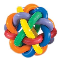 Multipet Nobbly Wobbly Ball Large Dog Toy