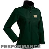NCAA Antigua Notre Dame Fighting Irish Ladies Green Explorer Performance Full Zip Jacket (Small)
