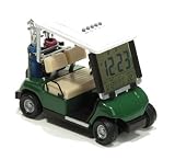 Desktop Golf Cart Clock (Color=KGC001G Green)
