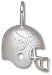 Houston Texans Solid Sterling Silver Helmet Pendant