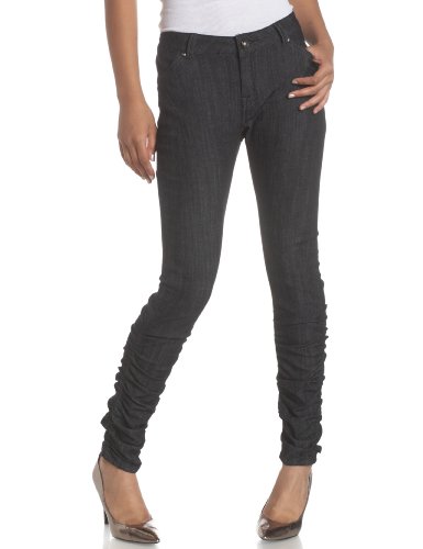 Boom Boom Women's Acid Washed Ruched Skinny Jean product image