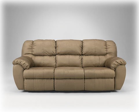 Ashley Durapella Cocoa 90 Wide Contemporary Reclining Sofa