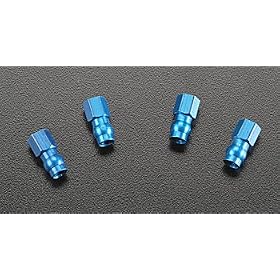 Team Associated Blue Aluminum Shock Bushings (4) from Associated Accessories