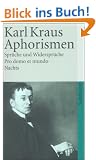 Schriften in den suhrkamp taschenb�chern. Erste Abteilung. Zw�lf B�nde: Band 8: Aphorismen. Spr�che und Widerspr�che. Pro domo et mundo. Nachts: ABT I / BD 8 (suhrkamp taschenbuch)