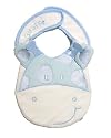 Baby Boy Bib Giraffe Embroidery Pattern with Velcro Strap, Baby Bib