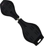 Black Street Surfing Caster Skateboard for Wave / Surf Waveboard / Ripsti / Castor board Rockin Vigor Experience with Free Carry Case / Bag