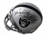 Autographed Ken Stabler Oakland Raiders Mini Helmet Inscribed Snake And 1974 MVP